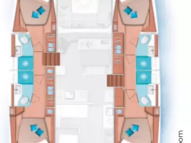 Lagoon Lagoon 46 między profesjonalistami a osobami prywatnymi w Fethiye