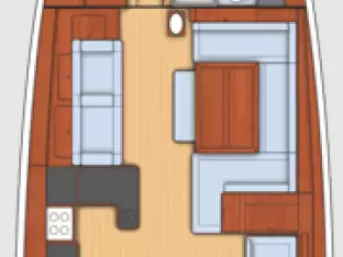 Wynajem Żaglowiec Bénéteau z patentem 