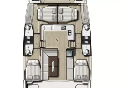 Wynajem łodzi Pirovac tanio Bali Catspace Voile