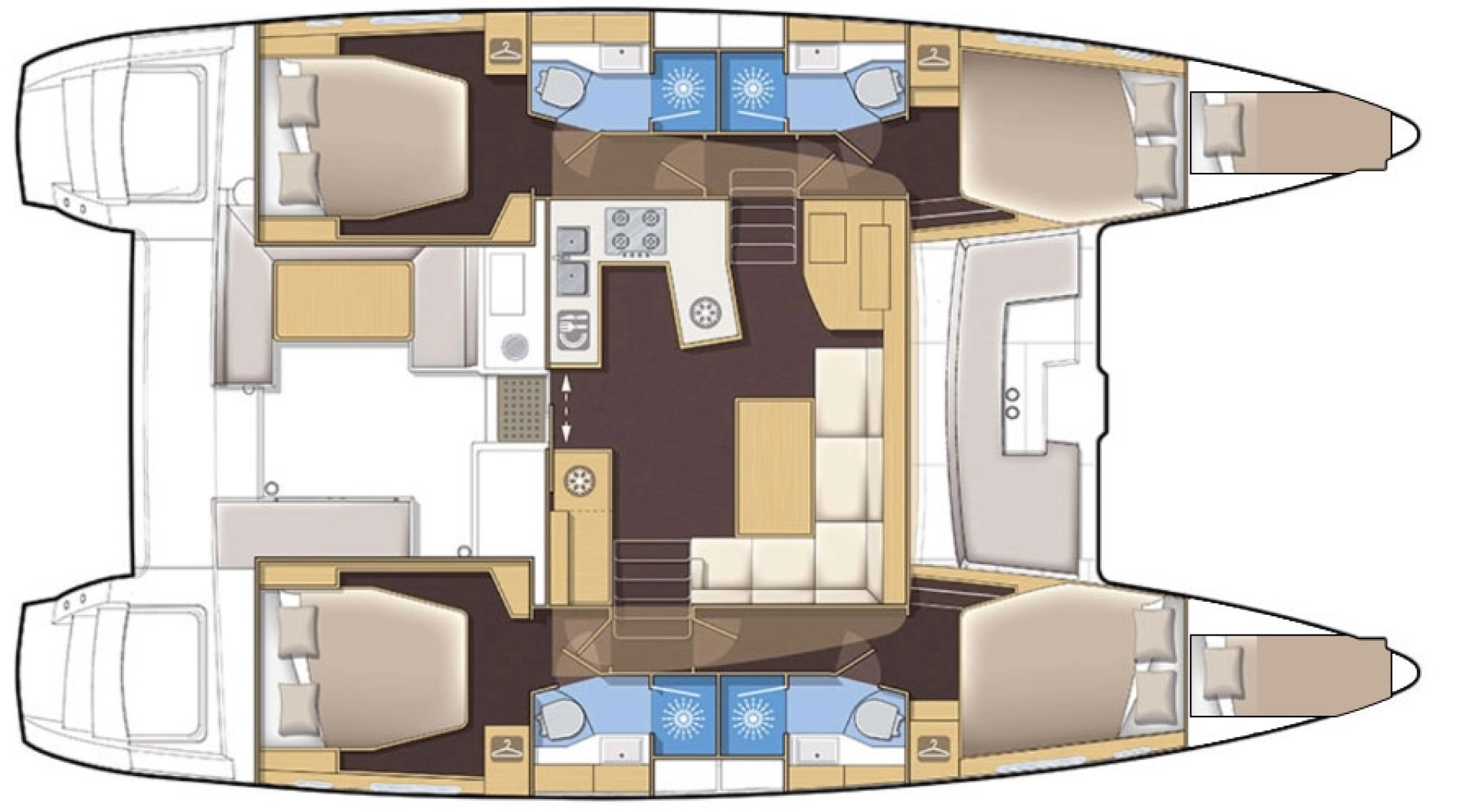Wynajem Katamaran w Kaštela - Lagoon Lagoon 450 F
