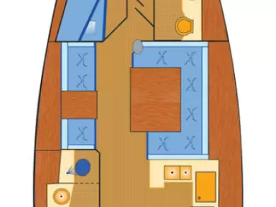 Jeanneau Sun Odyssey 439 między profesjonalistami a osobami prywatnymi w Heiligenhafen