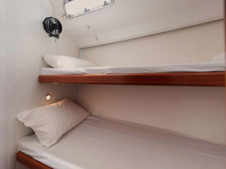 Bénéteau Cyclades 43.4 między profesjonalistami a osobami prywatnymi w Salamína