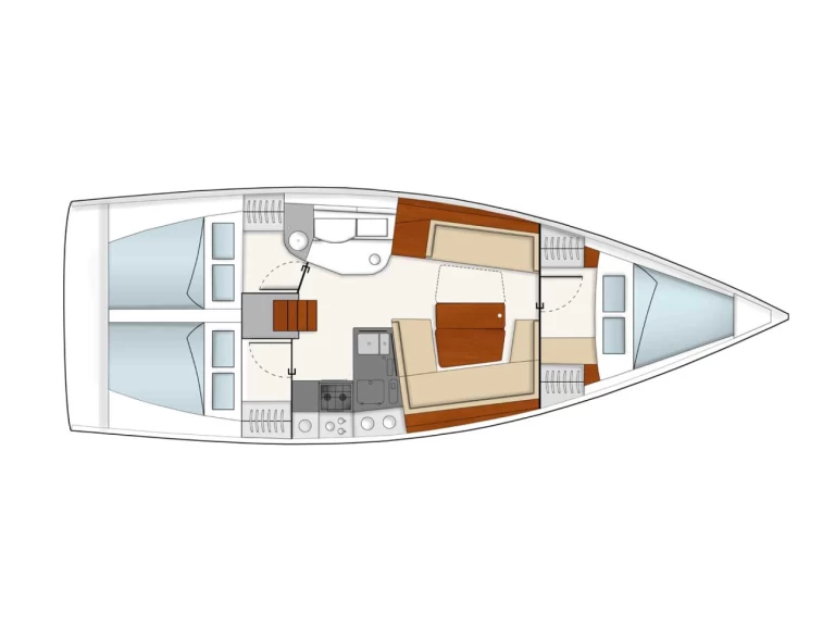 Wynajem Żaglowiec Hanse z patentem 
