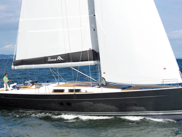 Wynajem Żaglowiec Hanse z patentem 