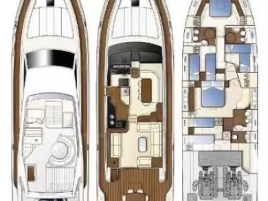 Wynajem Luksusowy jacht Ferretti z patentem 