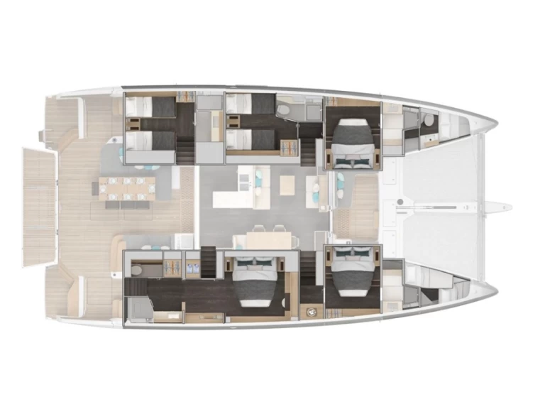 Wynajmij Katamaran z lub bez skippera Lagoon w Kastel Gomilica