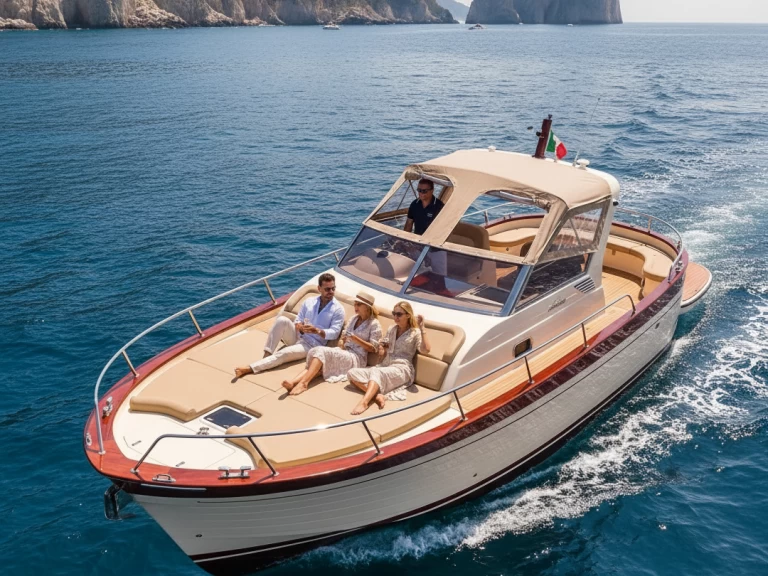 Wynajem Motorówka w Sorrento - Gozzo Jeranto 8 Open