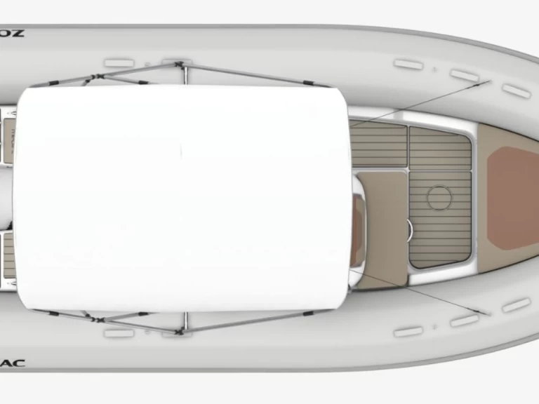 Wynajem Łódż półsztywna Zodiac z patentem 
