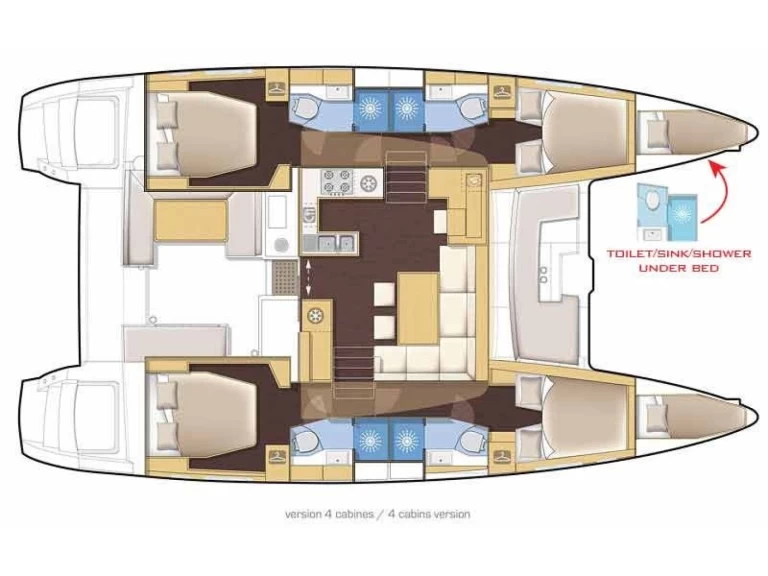 Wynajmij Lagoon Lagoon 450 F w Alimos