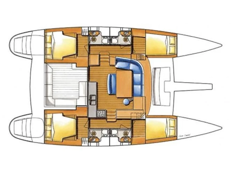 Wynajem łodzi Lagoon Lagoon 44 w Nettuno na SamBoat 