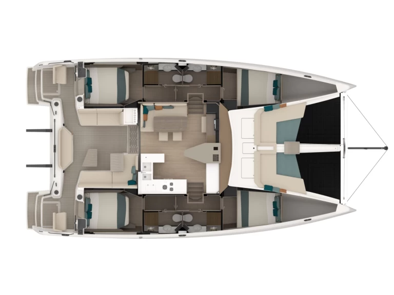 Wynajem Katamaran Nautitech z patentem 