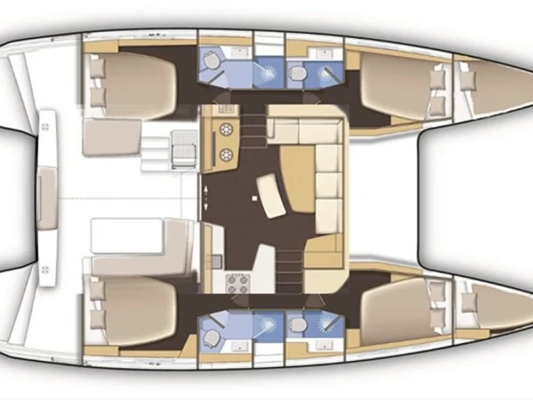 Wynajem Katamaran Lagoon z patentem 