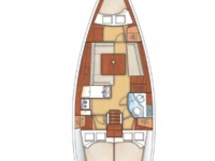 Wynajem Żaglowiec Bénéteau z patentem 