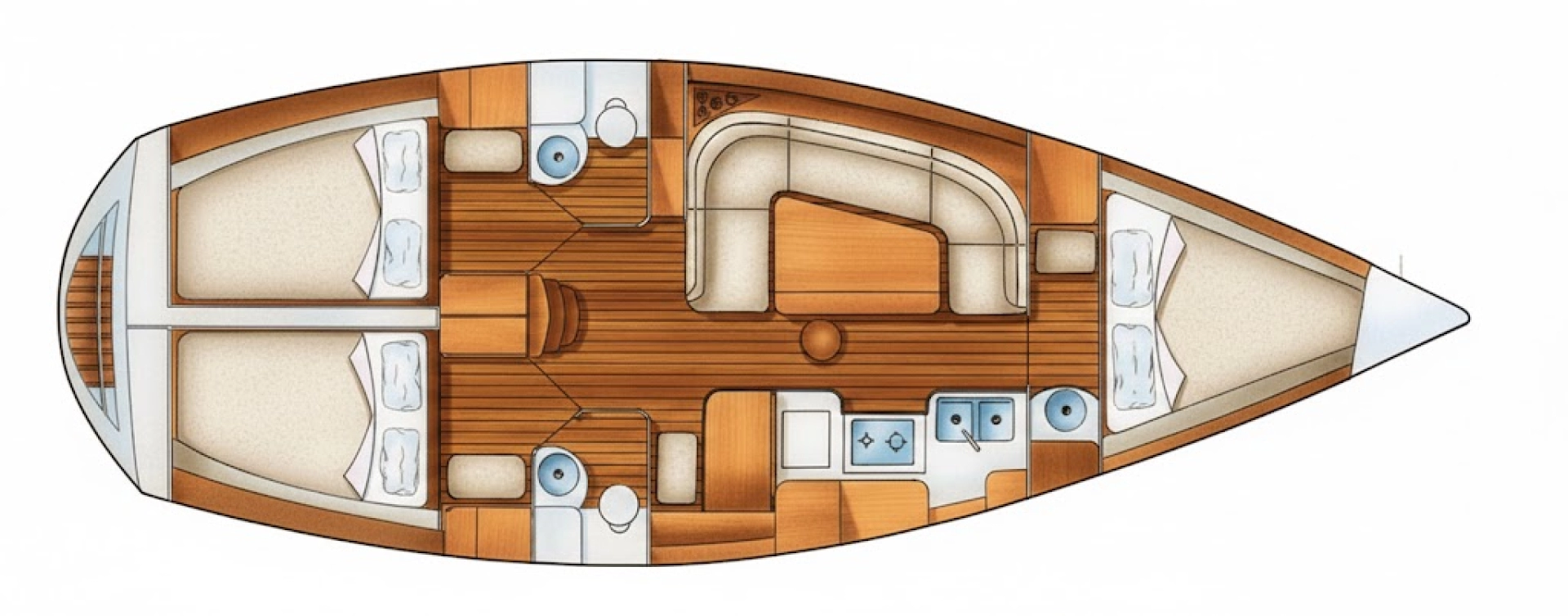 Wynajem w Antibes- Jeanneau Sun Charm 39 na SamBoat
