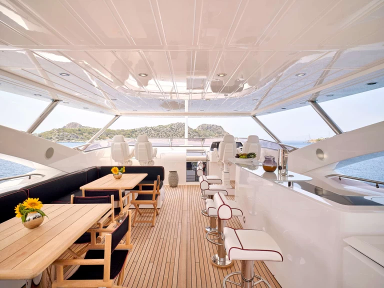 Wynajmij Sunseeker WHITE PEARL I w Grecja