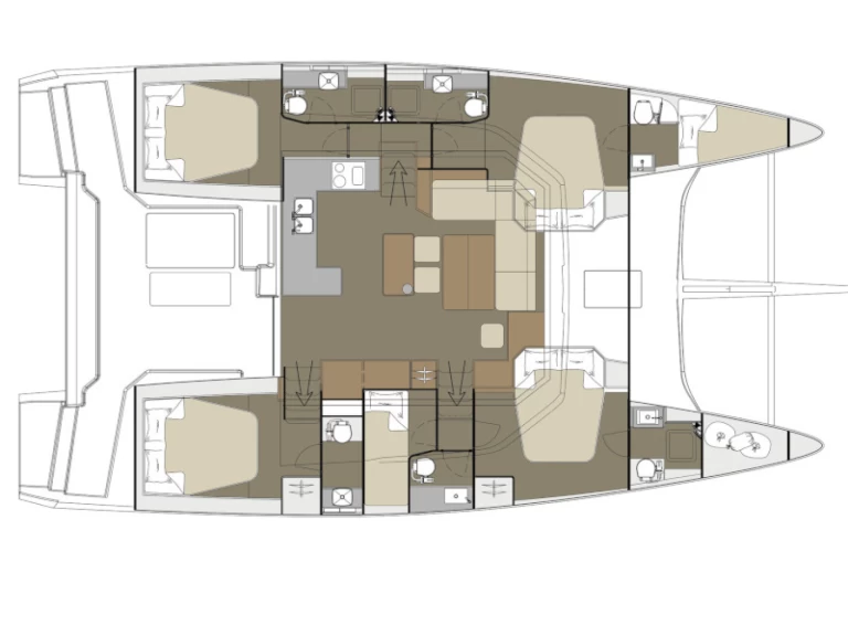 Wynajem łodzi Dufour Dufour Catamarans 48 Sail w Lefkáda na SamBoat 