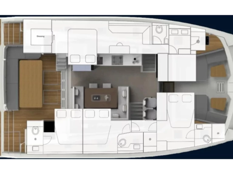 Wynajem łodzi Alimos tanio Aventura 50 - 4 + 1 cab.
