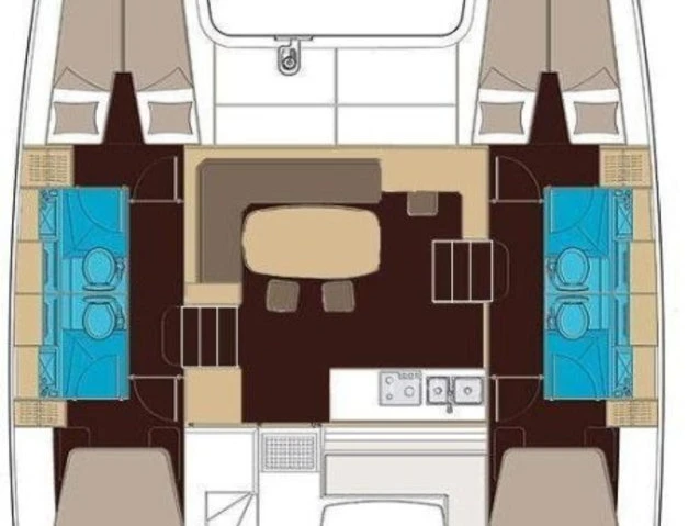 Wynajem łodzi Lagoon Lagoon 400 w Alimos na SamBoat 