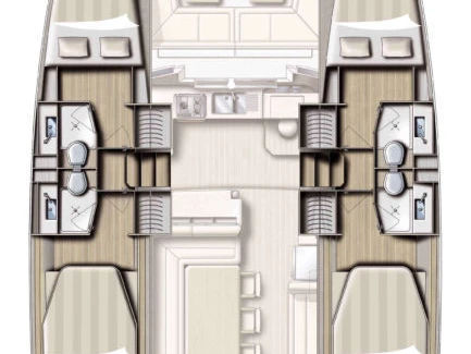 Wynajmij Katamaran z lub bez skippera Bali w Lefkáda