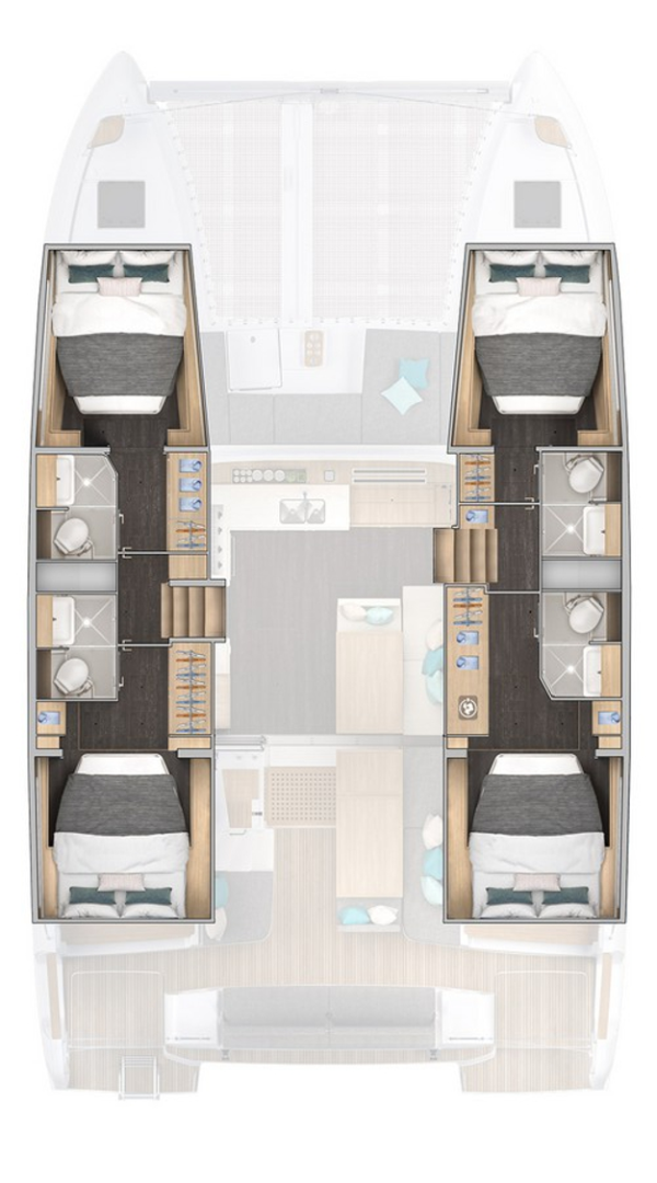 Wynajem Katamaran Lagoon z patentem 