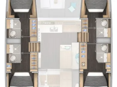 Wynajem Katamaran Lagoon z patentem 