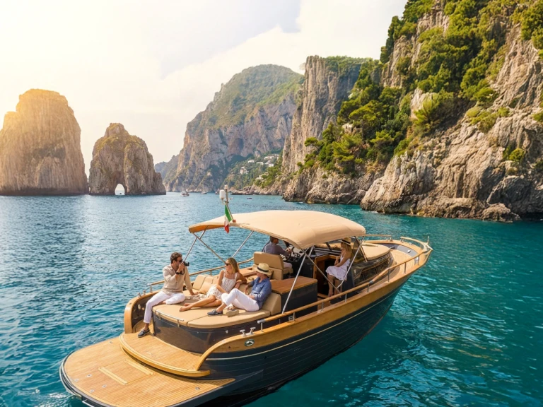 Wynajem łodzi Sorrento tanio Positano 32