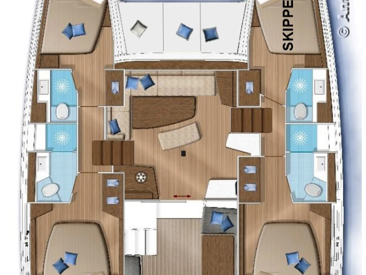 Wynajem Katamaran w Ermoúpolis - Lagoon Lagoon 42