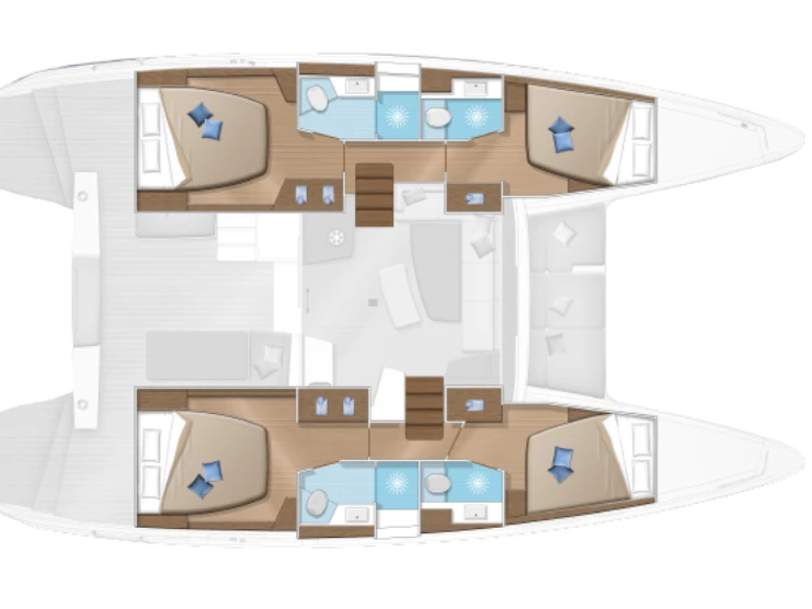 Katamaran do wynajmu w Santorini (wyspa) w najlepszej cenie