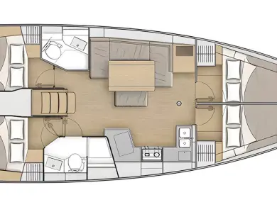 Bénéteau Oceanis 40.1 między profesjonalistami a osobami prywatnymi w Palma de Mallorca