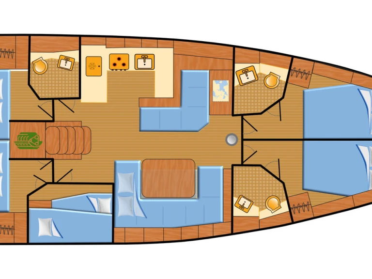 Wynajem Żaglowiec w Palma de Mallorca - Bénéteau Oceanis 51.1