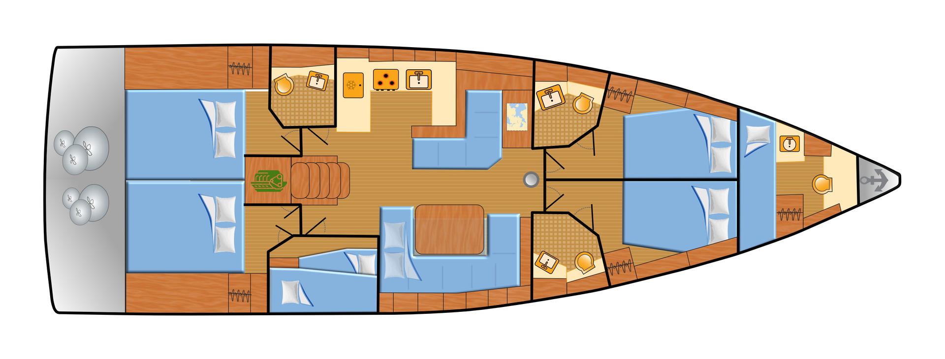 Wynajem Żaglowiec w Palma de Mallorca - Bénéteau Oceanis 51.1