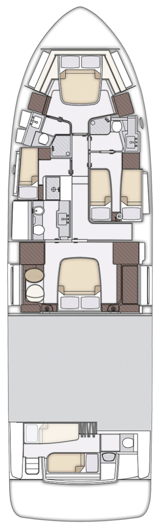 Wynajem łodzi Azimut Azimut Magellano 66 w Donji Seget na SamBoat 
