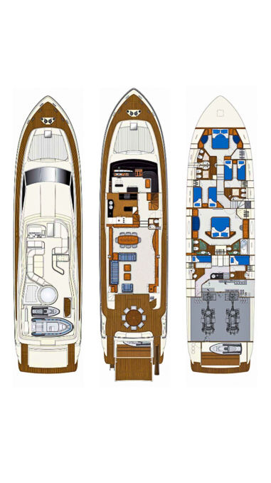 Ferretti Ferretti Yachts 880 - 4. cab między profesjonalistami a osobami prywatnymi w Donji Seget