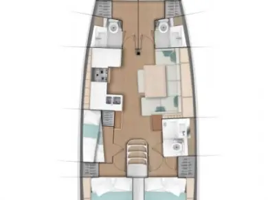 Wynajem łodzi Kaštela tanio Sun Odyssey 490