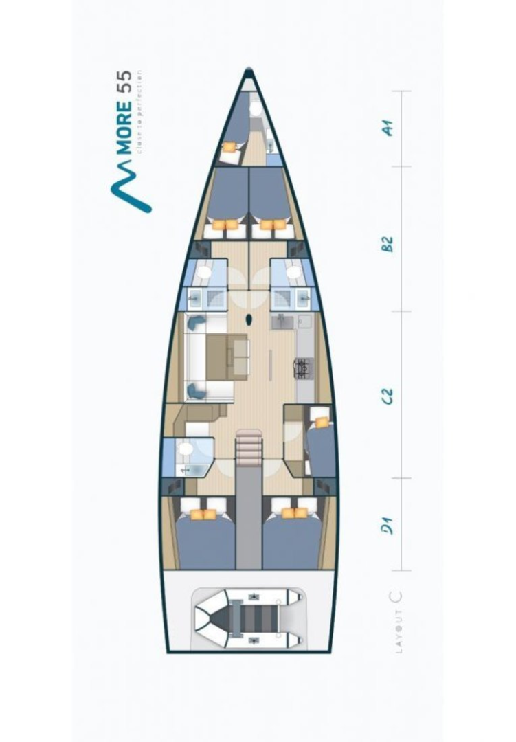 Wynajmij Żaglowiec z lub bez skippera More Boats w Kaštela