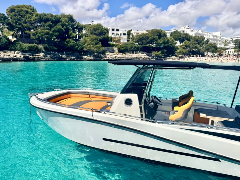 BMA X-266 między profesjonalistami a osobami prywatnymi w Marina De Cala D'Or