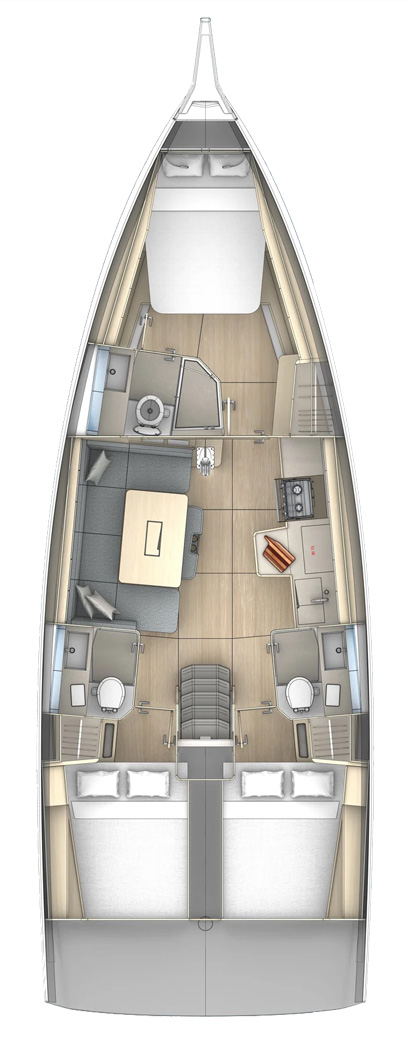 Wynajem łodzi Dufour Dufour 41 w Trogir na SamBoat 