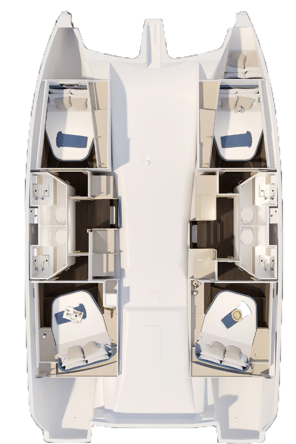 Wynajem Katamaran w Biograd na Moru - Fountaine Pajot Fountaine Pajot FP 41 Quatuor 4