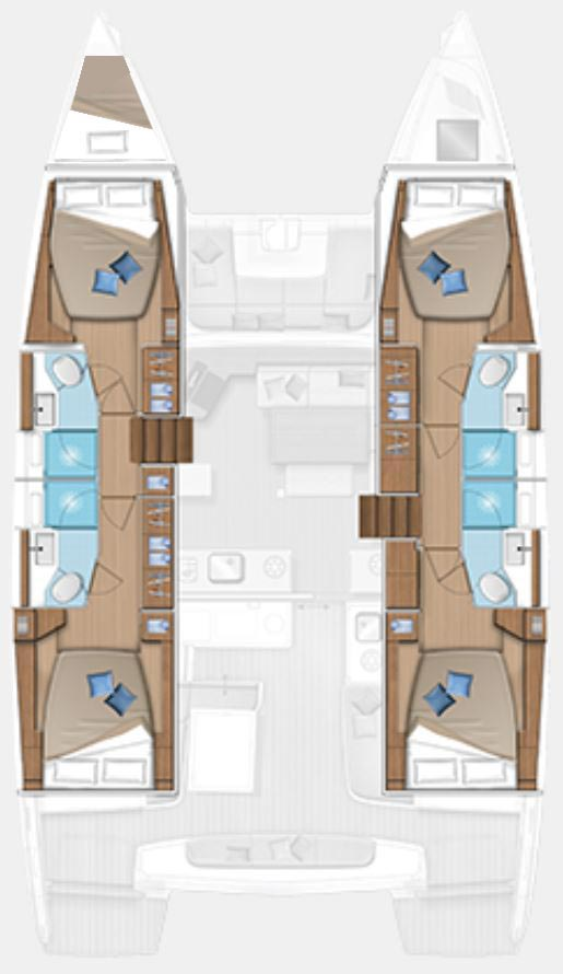 Wynajmij Lagoon Lagoon 46 w Deme of Volos