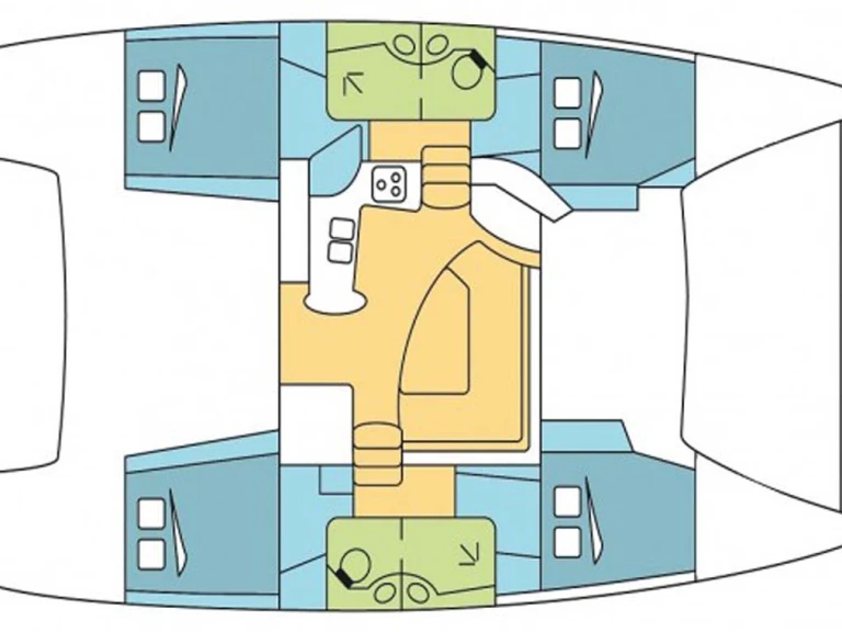 Wynajem Katamaran w Trogir - Fountaine Pajot Lipari 41