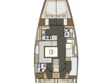 Wynajem Żaglowiec Elan z patentem 