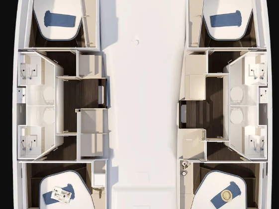 Fountaine Pajot Fountaine Pajot FP 41 Quatuor 4 między profesjonalistami a osobami prywatnymi w Lavrio