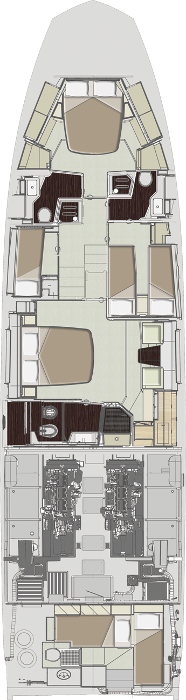 Wynajem Luksusowy jacht Azimut z patentem 