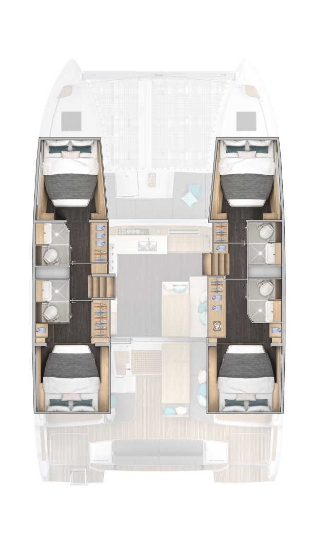 Wynajem łodzi Lagoon Lagoon 43 w Lavrio na SamBoat 