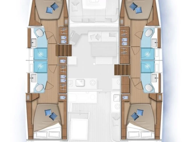 Wynajem łodzi Goecek tanio Lagoon 46