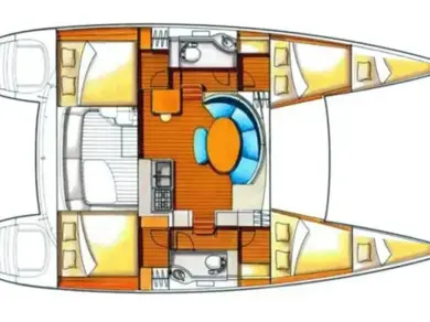 Wynajem Katamaran Lagoon z patentem 