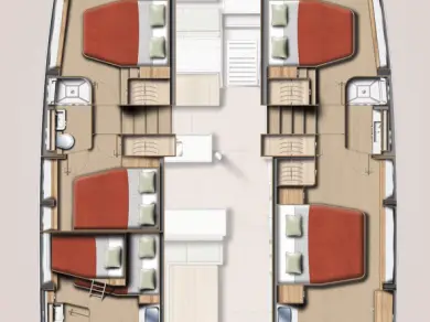 Wynajmij Bali Bali 5.2 - 5 + 2 cab. w Trogir