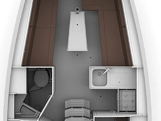 Bavaria Cruiser 34 między profesjonalistami a osobami prywatnymi w Sibenik