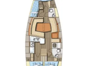 Wynajem Żaglowiec Elan z patentem 