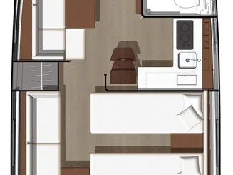 Wynajem Motorówka Jeanneau z patentem 